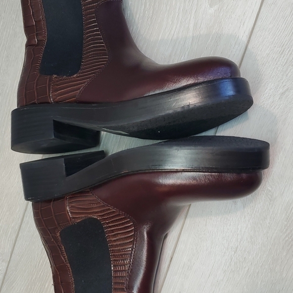 NEW Jeffrey Campbell Edmond High Top Western Womens Leather Booties shoes - Picture 12 of 16